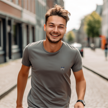 Afbeelding in Gallery-weergave laden, T-shirt - Nieuwe collectie - Brusselpoort pixels - Grijs - Unisex