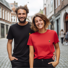 Afbeelding in Gallery-weergave laden, T-shirt - toren pixels - Rood - Unisex