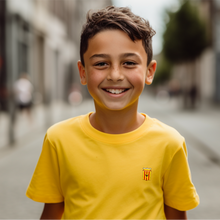 Afbeelding in Gallery-weergave laden, Kids T-shirt - Logo Mechelen - Geel - Unisex