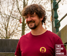 Afbeelding in Gallery-weergave laden, T-shirt - Toren - Bordeaux gold - Unisex