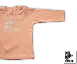 Sweater- Geboren onder den toren - Roze - Baby & Peuter