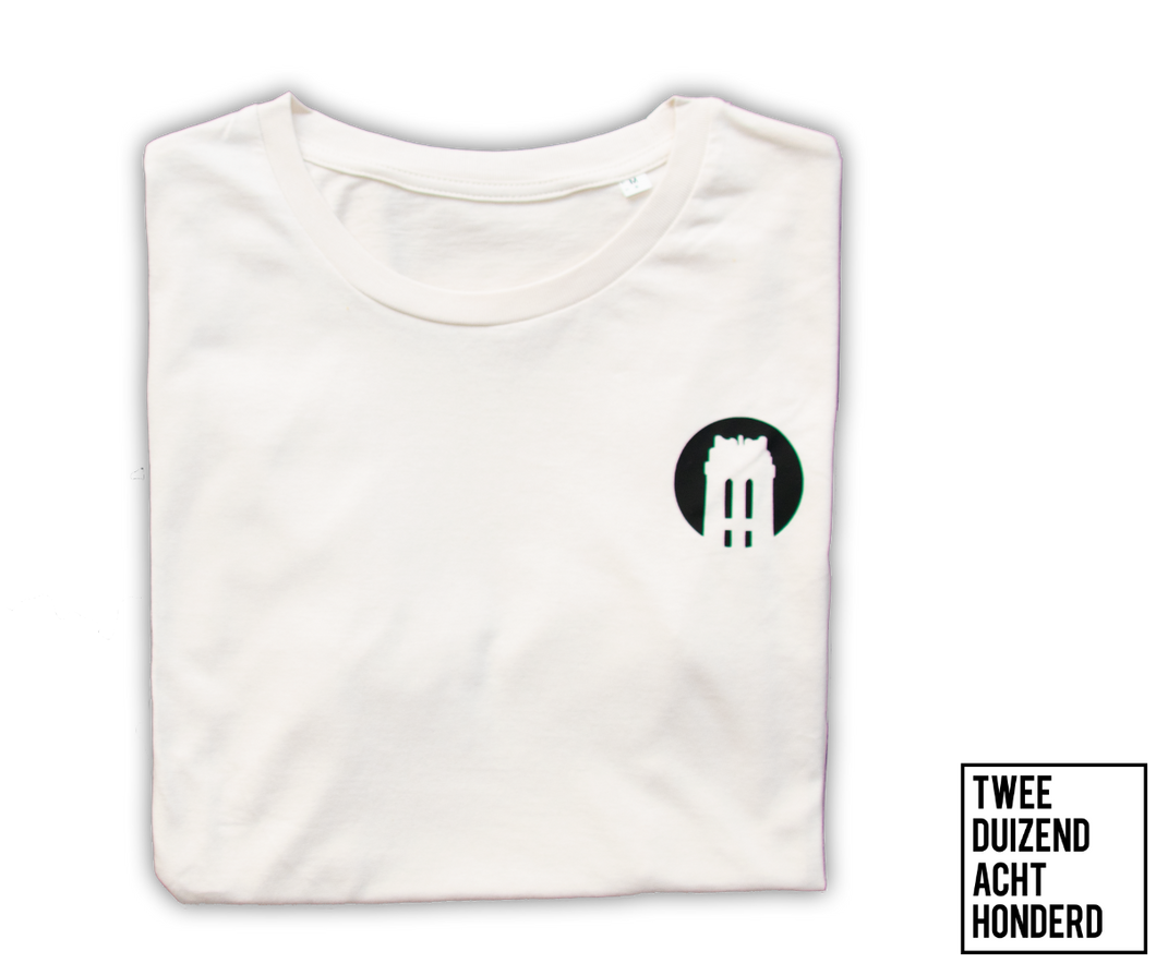 T-shirt - Sint Rombouts Toren - Vintage White - Unisex